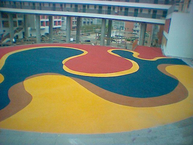 瀝青改色路麵施工