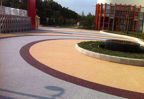 菏澤膠粘石路麵施工